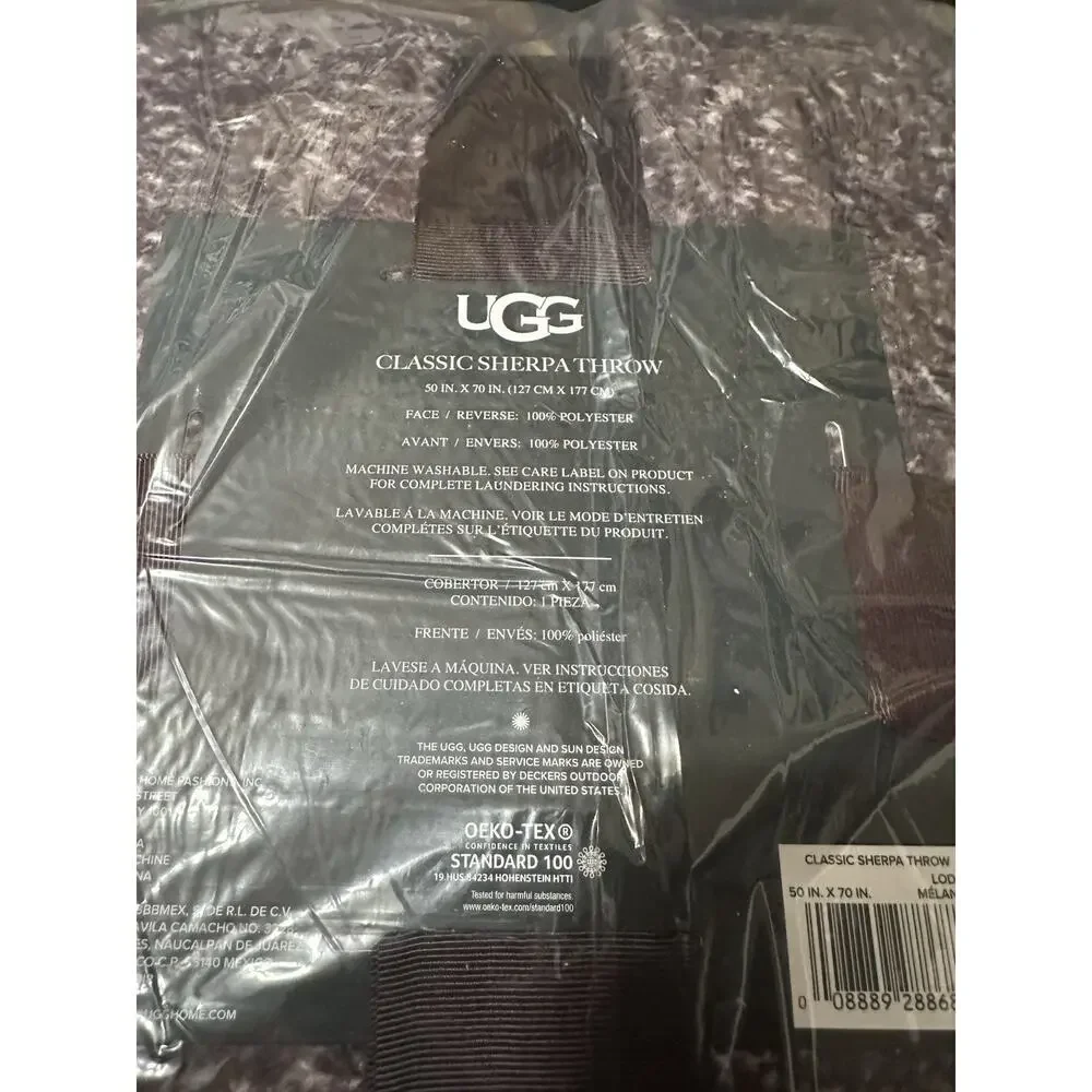 UGG Melange Sherpa Throw 50